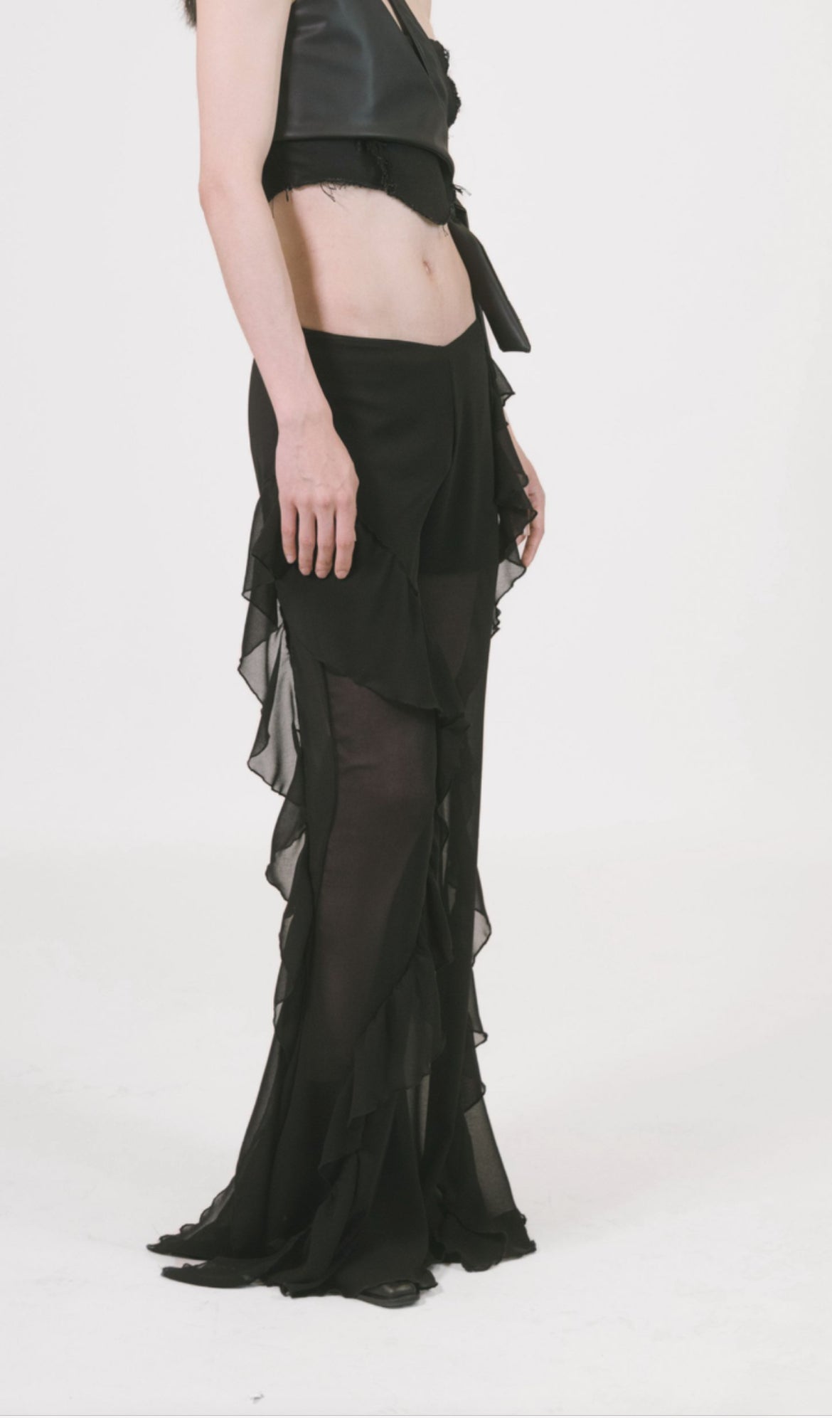 PANTALONI CHIFFON FLUIRE