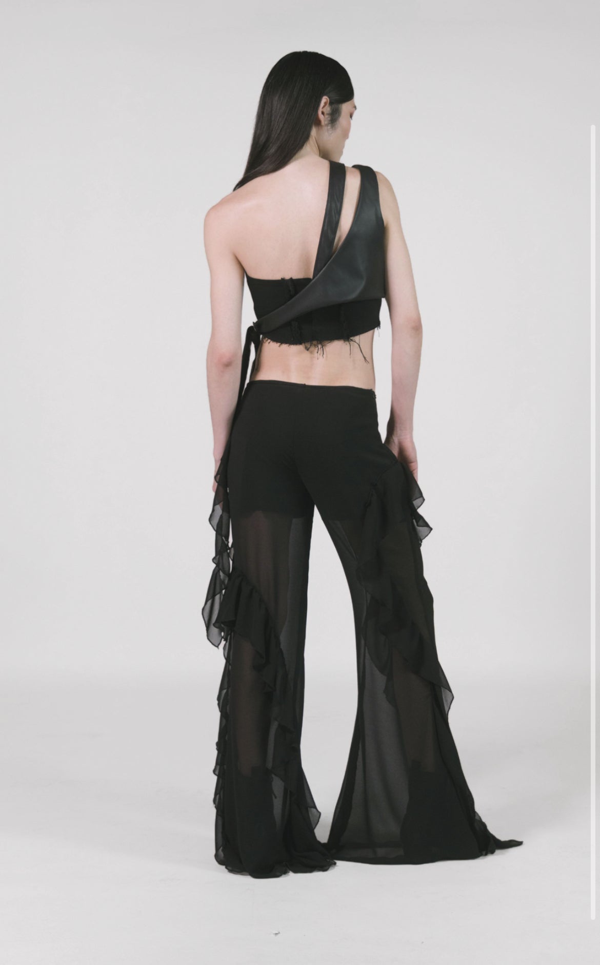 PANTALONI CHIFFON FLUIRE