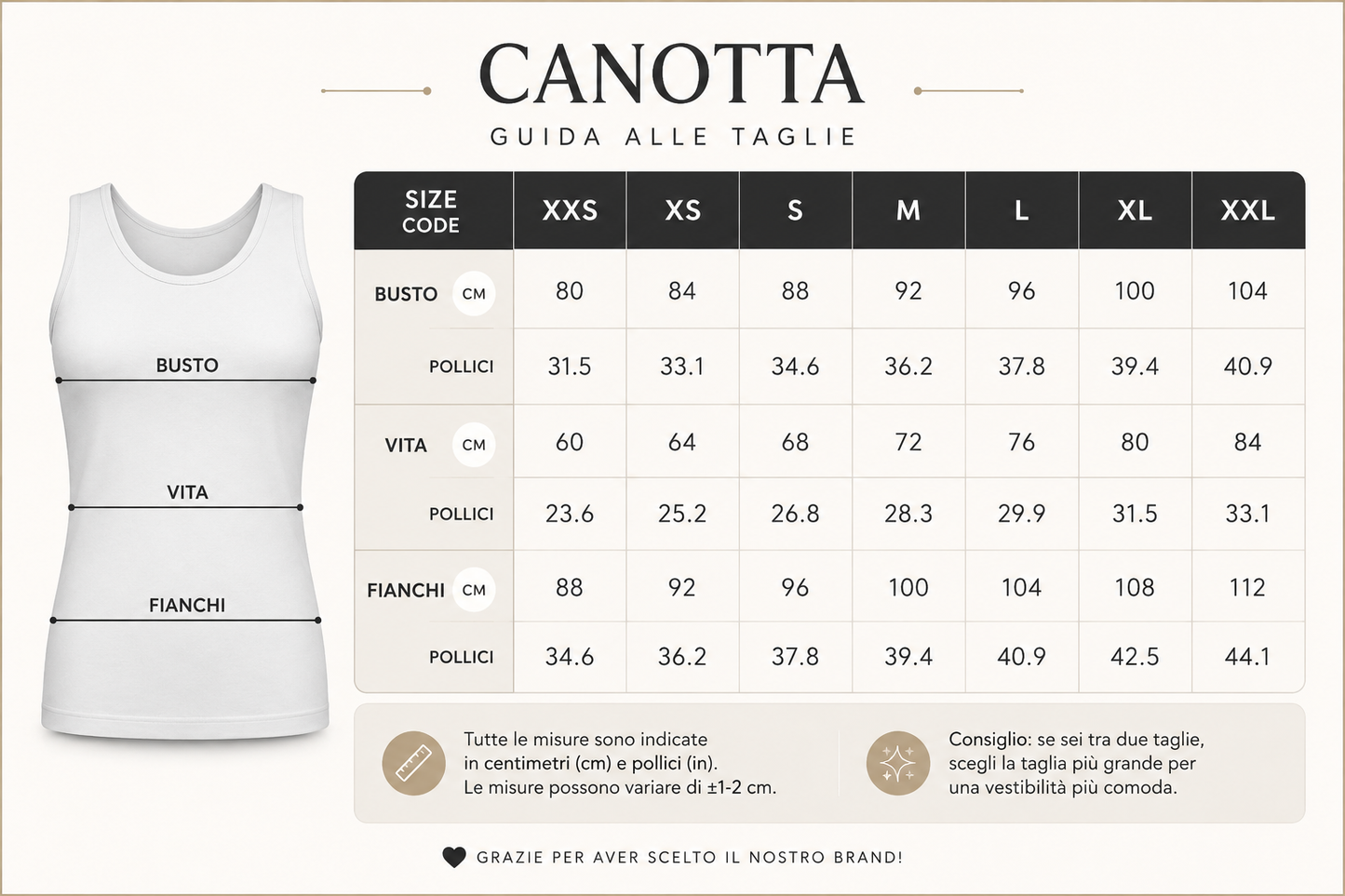 AISHA canotta in cotone