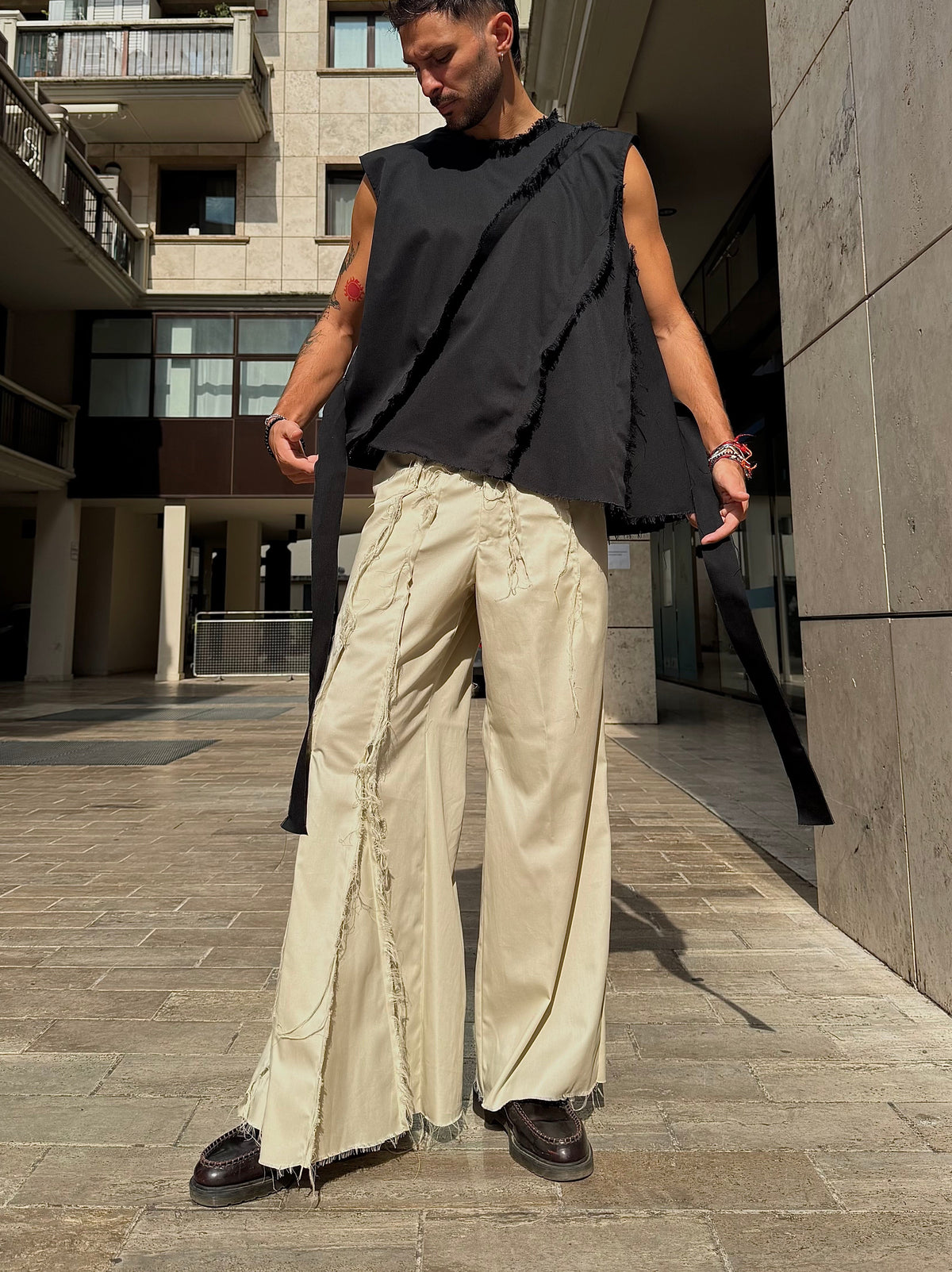 AIDAN- pantalone 100% cotone