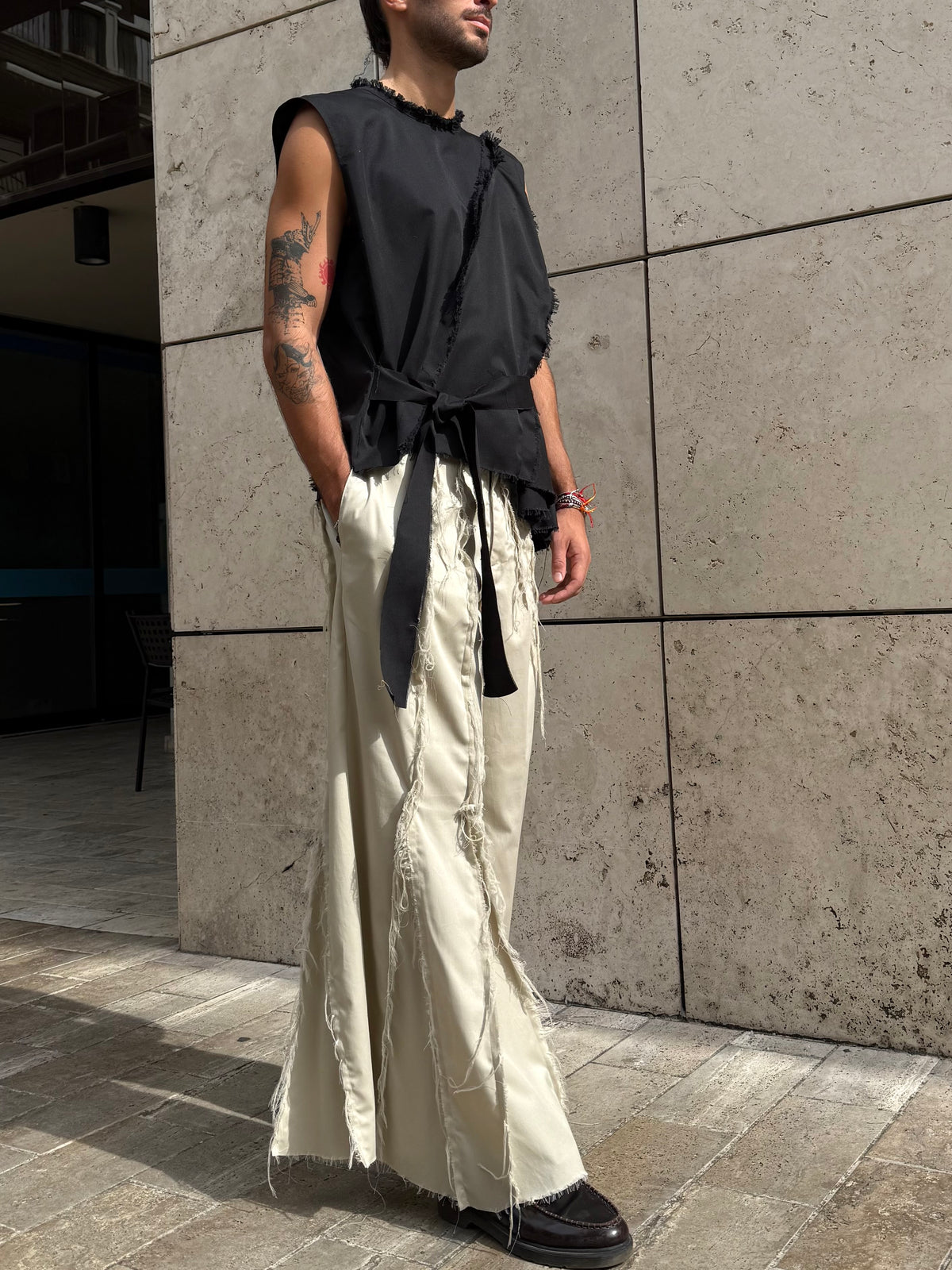 AIDAN- pantalone 100% cotone
